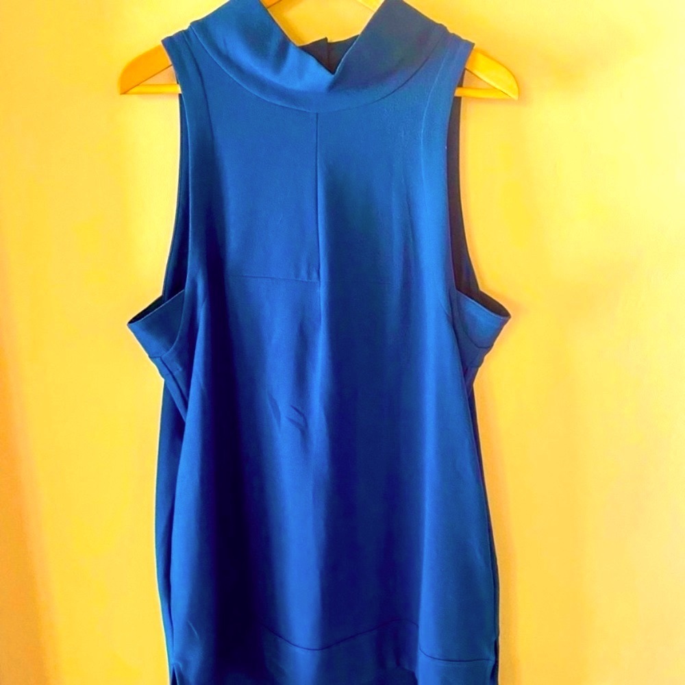 Free People cerulean box dress w back cutout